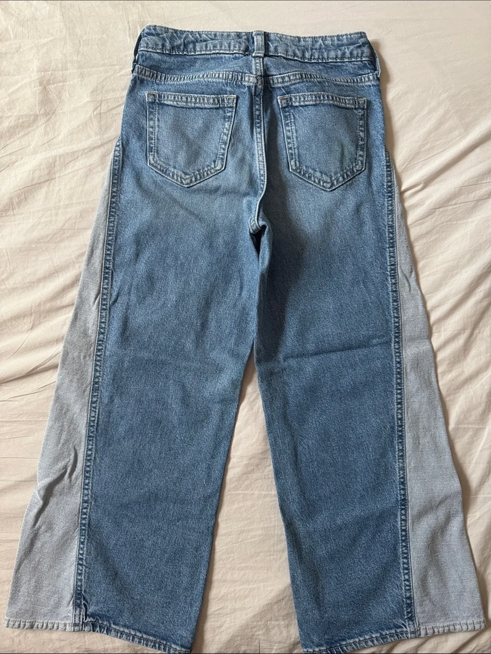 Girls gap wide leg panel Jean